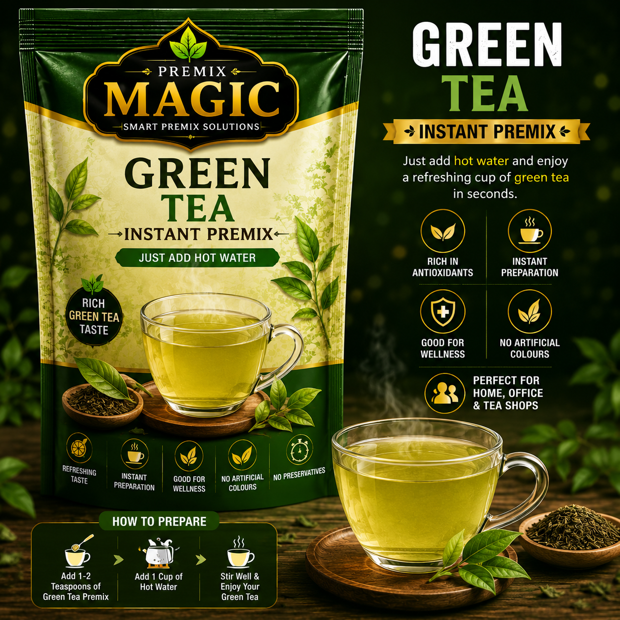 GREEN TEA INSTANT