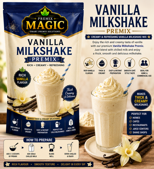 VANILLA MILKSHAKE PREMIX