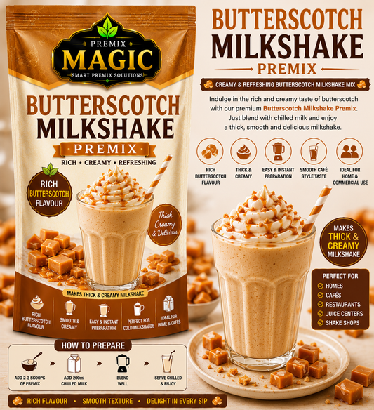 BUTTERSCOCH MILKSHAKE PREMIX